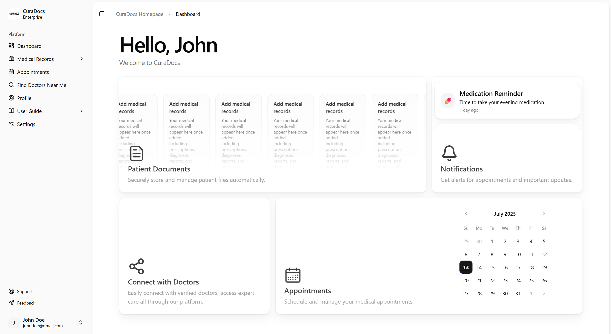 app screen